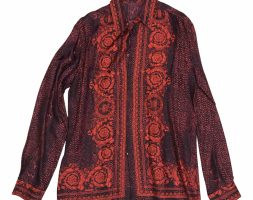 Versace red Silk Shirts
