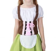 White German Beer Girl Dress Kids Cosplay Costume
