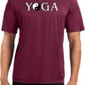 Yin Yang Yoga Text Dry Wicking T-shirt