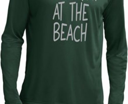 Yoga Namastay at the Beach Mens Dry Wicking Long Sleeve Shirt
