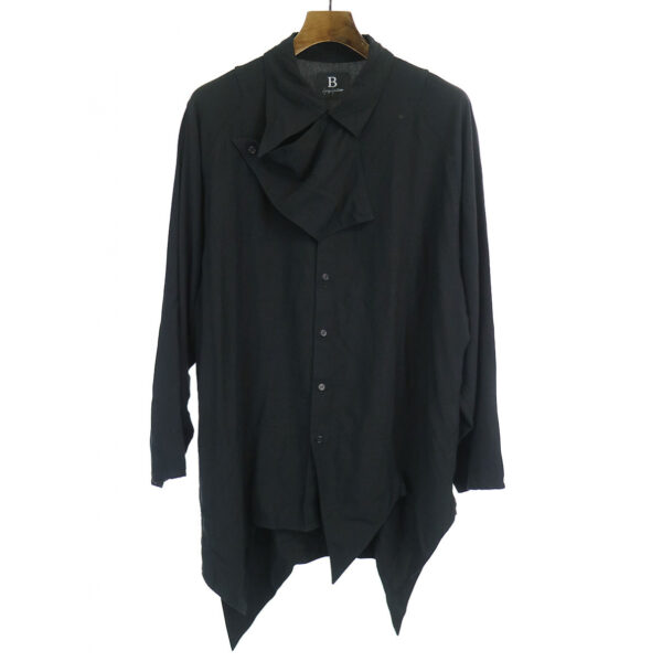 Yohji Yamamoto black Silk Shirts