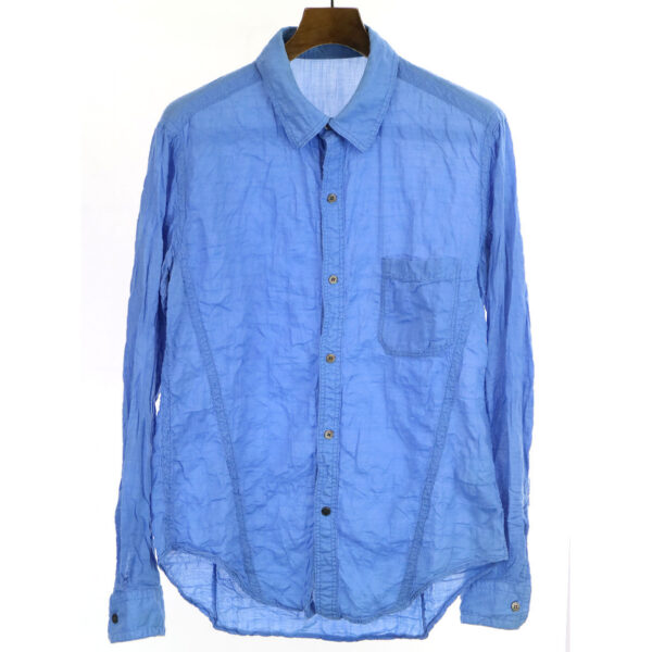 Yohji Yamamoto blue Linen Shirts
