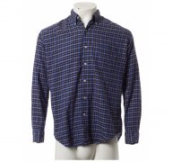 Yves Saint Laurent blue Cotton Shirts