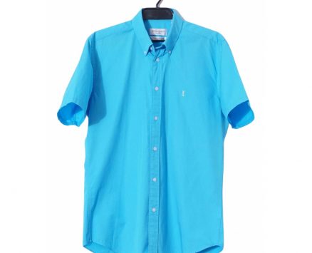 Yves Saint Laurent turquoise Cotton Shirts