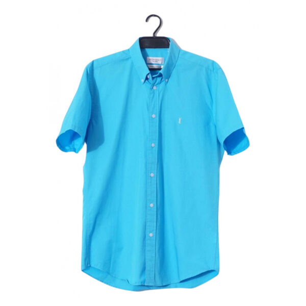 Yves Saint Laurent turquoise Cotton Shirts