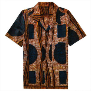 african shirt male blouse men hawaiian shirt casual button-down short sleeve men dress with pockets big size shirts men's shirts