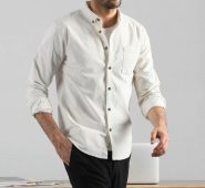 autumn winter men’s shirts streetwear casual slim fit shirts men solid corduroy pocket long sleeves blouse camisas hombre