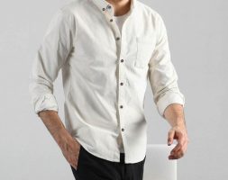 autumn winter men’s shirts streetwear casual slim fit shirts men solid corduroy pocket long sleeves blouse camisas hombre