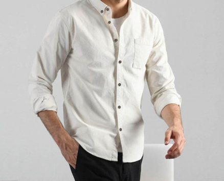 autumn winter men’s shirts streetwear casual slim fit shirts men solid corduroy pocket long sleeves blouse camisas hombre