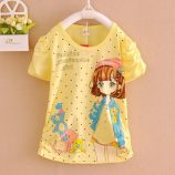 children’s t-shirts fashion girls summer short sleeve t-shirts for teenagers cartoon princess tee shirt cotton birthday clothes childr
