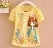 children’s t-shirts fashion girls summer short sleeve t-shirts for teenagers cartoon princess tee shirt cotton birthday clothes childr