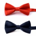 classic kid bowtie boys grils baby toddler bow tie fashion solid color butterfly party pet formal adjustable fashion necktie