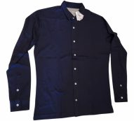 eleventy blue Cotton Shirts