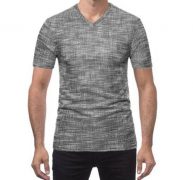 fashion mens t shirts summer sports running tees mens clothing short sleeve casual v neck cotton fitness tshirt streetwear