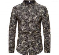 fashion nightclub shirt men 2020 brand party wedding tuxedo shirt mens long sleeve mandarin collar dress shirts camisa hombre1