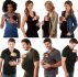 fashion women men t-shirt mother father kangaroo vest parenting child baby t-shirts