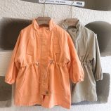 girls’ dresses fashion girls boys trench cotton long kids windbreak jacket spring autumn winter warm child dust coat baby outwear cloth
