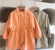 girls’ dresses fashion girls boys trench cotton long kids windbreak jacket spring autumn winter warm child dust coat baby outwear cloth