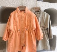 girls’ dresses fashion girls boys trench cotton long kids windbreak jacket spring autumn winter warm child dust coat baby outwear cloth