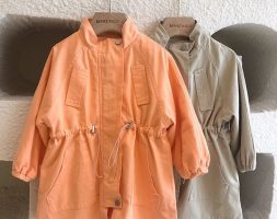 girls’ dresses fashion girls boys trench cotton long kids windbreak jacket spring autumn winter warm child dust coat baby outwear cloth
