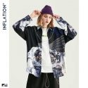 inflation men autumn shirt digital printing men harajuku shirt long sleeve street wear oversized 92147w