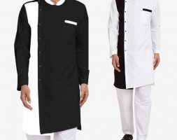 man casual patchwork clothes men long shirts long sleeve stand collar robes summer cotton fashion 5xl incerun1