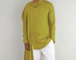 men irregular shirt long sleeve solid button 2020 islamic muslim kaftan stand collar cotton vintage men clothes incerun 5xl1