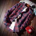 men plaid shirt long sleeve spring shirt mens checkered cotton mens casual shirts men slim fit camisa men’s plaid cotton