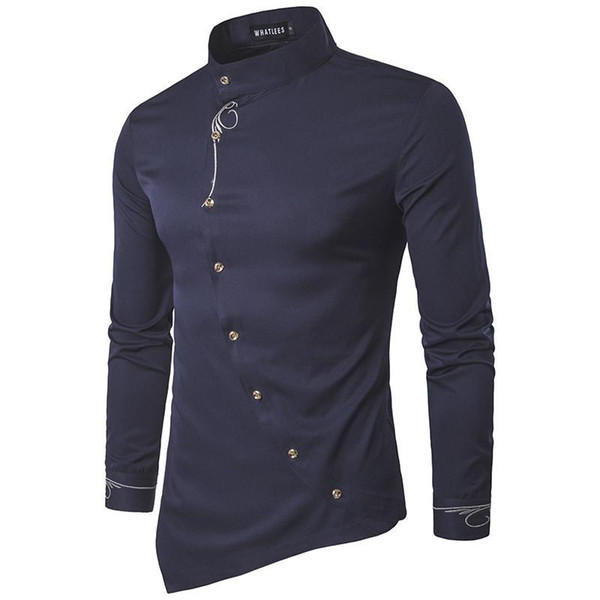 men shirt 2021 men casual shirt long sleeve casual slim fit male shirts men's and fashionable business dress shirts