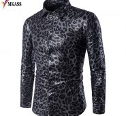 men snakeskin pattern shirts brand new mens dress shirts long sleeve slim casual social male clothes chemise homme