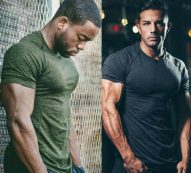 men t shirts summer sports running tees mens clothing short sleeve casual o neck cotton fitness tshirt sportwear