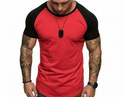 men tee shirt slim fit o neck short sleeve muscle sports compression breathable mens short sleeve t shirts new
