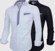 mens business shirt long sleeve turn-down collar single breasted men’s casual shirts plus size s-3xl man fashion clothing