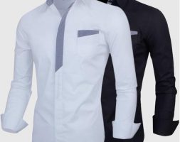 mens business shirt long sleeve turn-down collar single breasted men’s casual shirts plus size s-3xl man fashion clothing