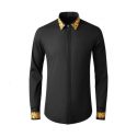 men’s casual shirts fashion cotton spring summer flower embroidery long sleeve men plus size m l xl 2xl 3xl 4xl p12t