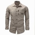 men’s casual shirts men fashion cotton sleeve shirt solid slim fit social business long sleeved male clothing bgix