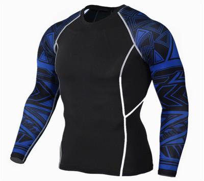 mens compression shirts 3d teen wolf jerseys long sleeve t shirt fitness men lycra mma crossfit t-shirts tights brand clothing