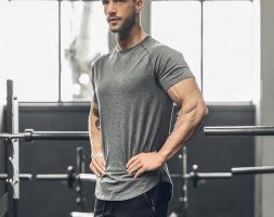 mens designer shirt short sleeve casual solid color luxury summer shirts boys fashion simple loose fitness long t-shirt men