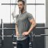 mens designer shirt short sleeve casual solid color luxury summer shirts boys fashion simple loose fitness long t-shirt men