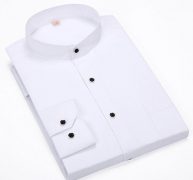 men’s shirt men’s business casual fashion solid color long sleeve shirt business gentleman office formal