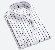 men’s shirt spring and autumn new men’s striped long-sleeved casual shirt korean style slim cardigan male top