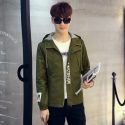 men’s shirt spring leisure jacket solid cotton sports men’s jacket men’s jacket