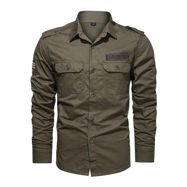 men's shirts breathable 2021 autumn warm business men long sleeve shirt cotton sports hiking shirts 5xl 6xl army shirt