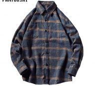 men’s shirts cotton slim long sleeves casual striped shirt single-breasted fashion men’s shirt plus size 5xl