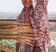 men’s shirts hawaiian shirt autumn street graffiti long sleeve turn-down collar casual dress shirts slim camisas #zer