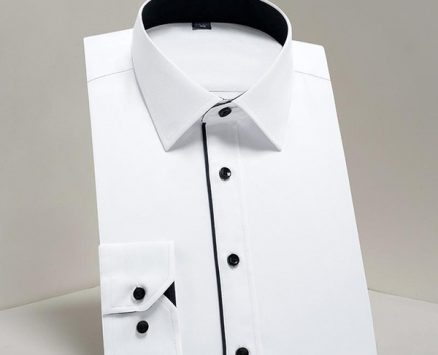 men’s shirts new men’s long sleeve shirts fashion slim upscale business casual professional wear