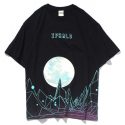 moon men t shirt crewneck print tee tee fashion clothing summer mens harajuku streetwear tshirt man