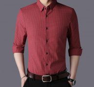 mrmt 2020 brand new autumn men’s shirt pure cotton plaid shirt for male long sleeves casual