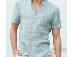 naranjasabor 2020 new mens kimono shirts summer spring fashion loose light short sleeve shirt male blouse brand clothing n659