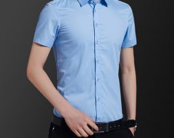 new arrival men’s shirt summer business shirt short sleeves turn-down collar tuxedo men shirts big size 5xl
